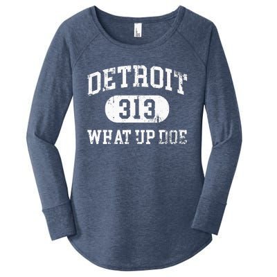 What Up Doe 313 Detroit Women's Perfect Tri Tunic Long Sleeve Shirt