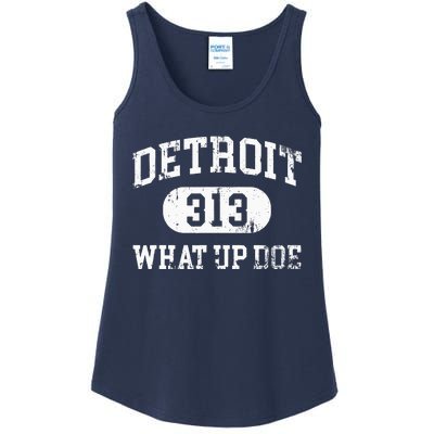 What Up Doe 313 Detroit Ladies Essential Tank