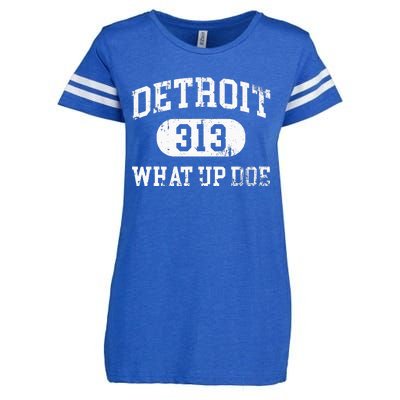 What Up Doe 313 Detroit Enza Ladies Jersey Football T-Shirt