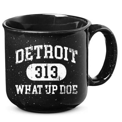 What Up Doe 313 Detroit 15oz Campfire Ceramic Mug