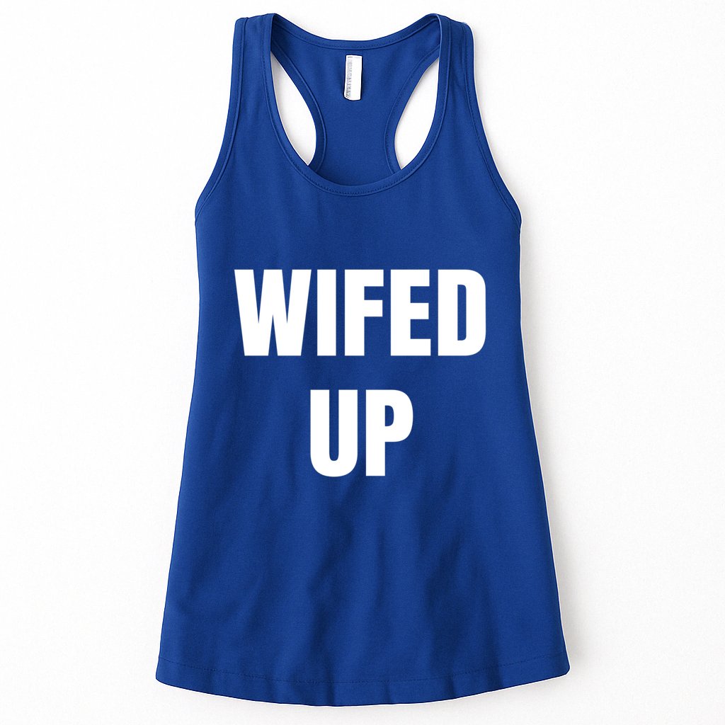 Wifed Up Engaget/marriage Graphic Product Gift Womens Tank Top