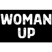 Woman Up Funny Feminist Movement Female Empowerment Feminism Bumper Sticker