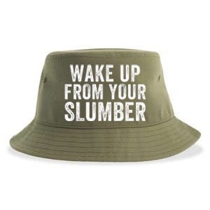 Wake Up From Your Slumber Sustainable Bucket Hat