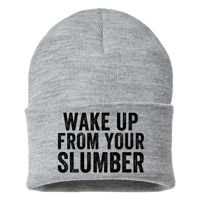 Wake Up From Your Slumber Sustainable Knit Beanie