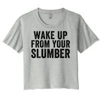 Wake Up From Your Slumber Women's Crop Top Tee