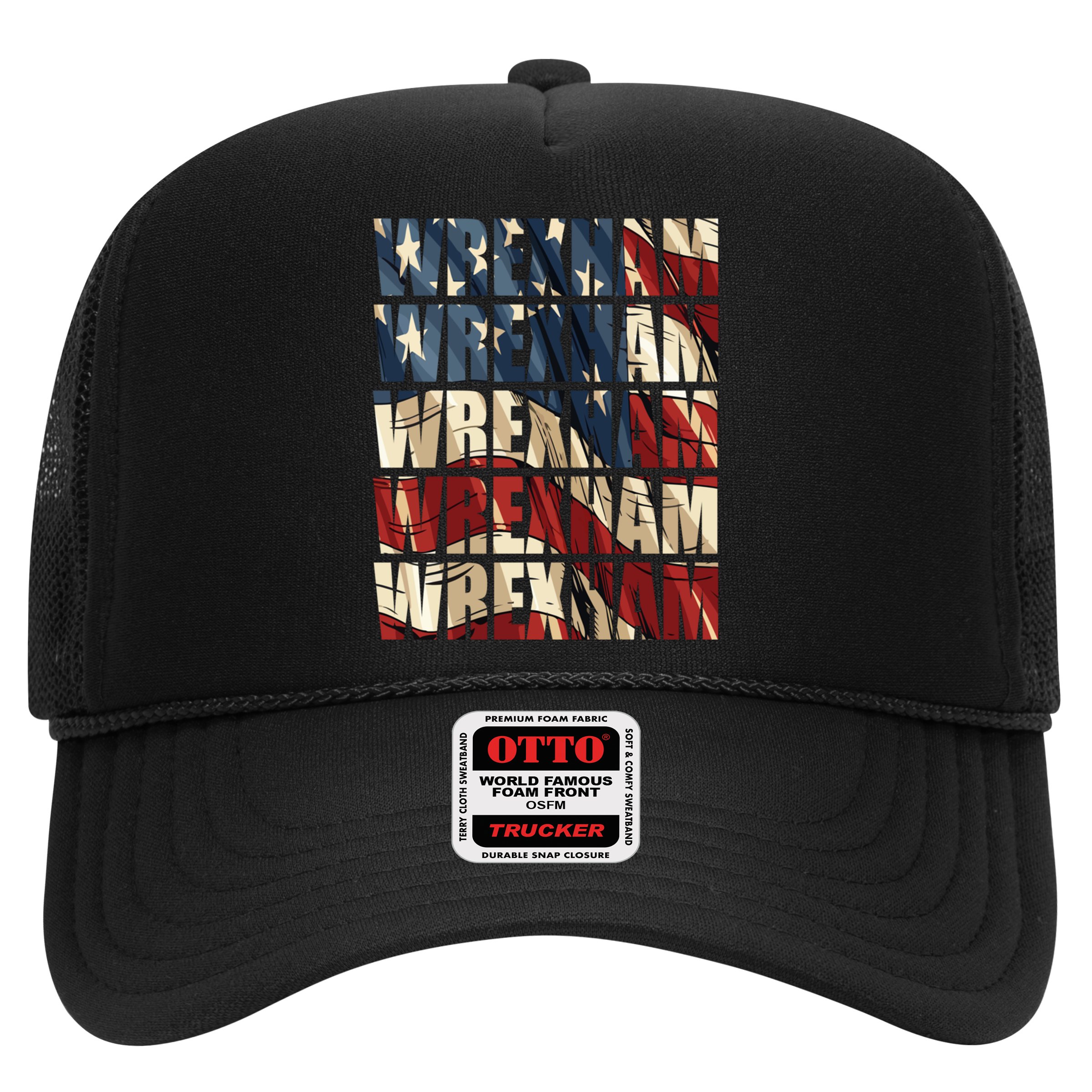 Wrexham Usa Flag American Welsh Wales Dragon Vintage Cool Gift Hat