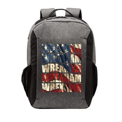Wrexham Usa Flag American Welsh Wales Dragon Vintage Cool Gift Vector Backpack