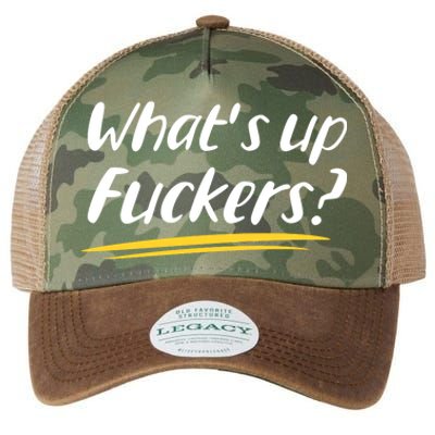 What's Up Fuckers Funny Legacy Tie Dye Trucker Hat