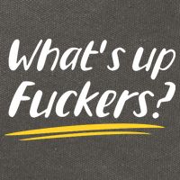 What's Up Fuckers Funny Cotton Canvas Backpack