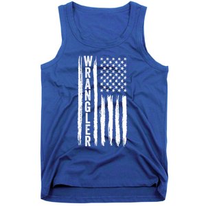 Wrangler Usa Flag Us American Flag Meaningful Gift Tank Top