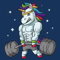 Weightlifting Unicorn - Funny Deadlift & Gym Gift Cooling Performance Crew T-Shirt