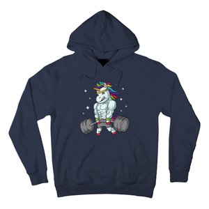 Weightlifting Unicorn - Funny Deadlift & Gym Gift Hoodie