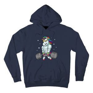 Weightlifting Unicorn - Funny Deadlift & Gym Gift Tall Hoodie