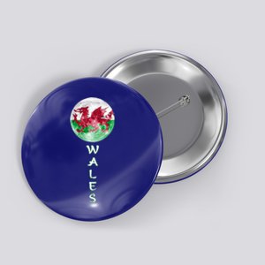 Wales Uk Flag Moon Pride Wales Uk Funny Gift Love Wales Souvenir Meaningful Gift Button