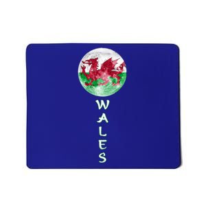 Wales Uk Flag Moon Pride Wales Uk Funny Gift Love Wales Souvenir Meaningful Gift Mousepad