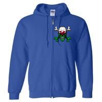 Wales Uk Flag Skull Pride Wales Uk Funny Gift Love Wales Souvenir Gift Full Zip Hoodie