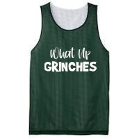 What Up Grinches Mesh Reversible Basketball Jersey Tank