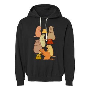 Wake Up Groundhogs! Garment-Dyed Fleece Hoodie