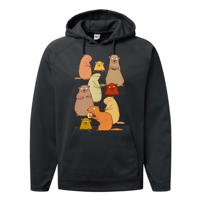 Wake Up Groundhogs! Performance Fleece Hoodie