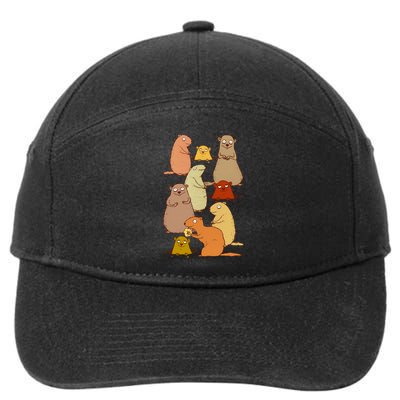 Wake Up Groundhogs! 7-Panel Snapback Hat