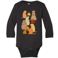 Wake Up Groundhogs! Baby Long Sleeve Bodysuit