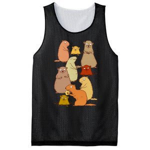 Wake Up Groundhogs! Mesh Reversible Basketball Jersey Tank