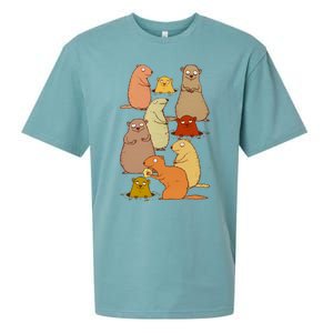 Wake Up Groundhogs! Sueded Cloud Jersey T-Shirt