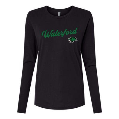 Waterford Union High School Wolverines Gift Womens Cotton Relaxed Long Sleeve T-Shirt