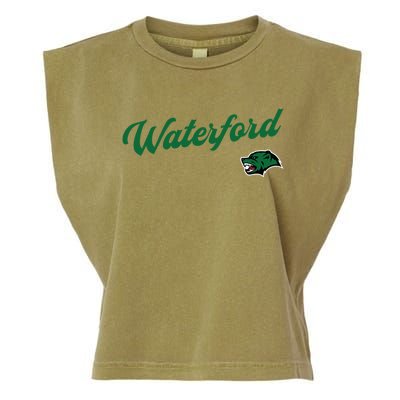 Waterford Union High School Wolverines Gift Garment-Dyed Women's Muscle Tee