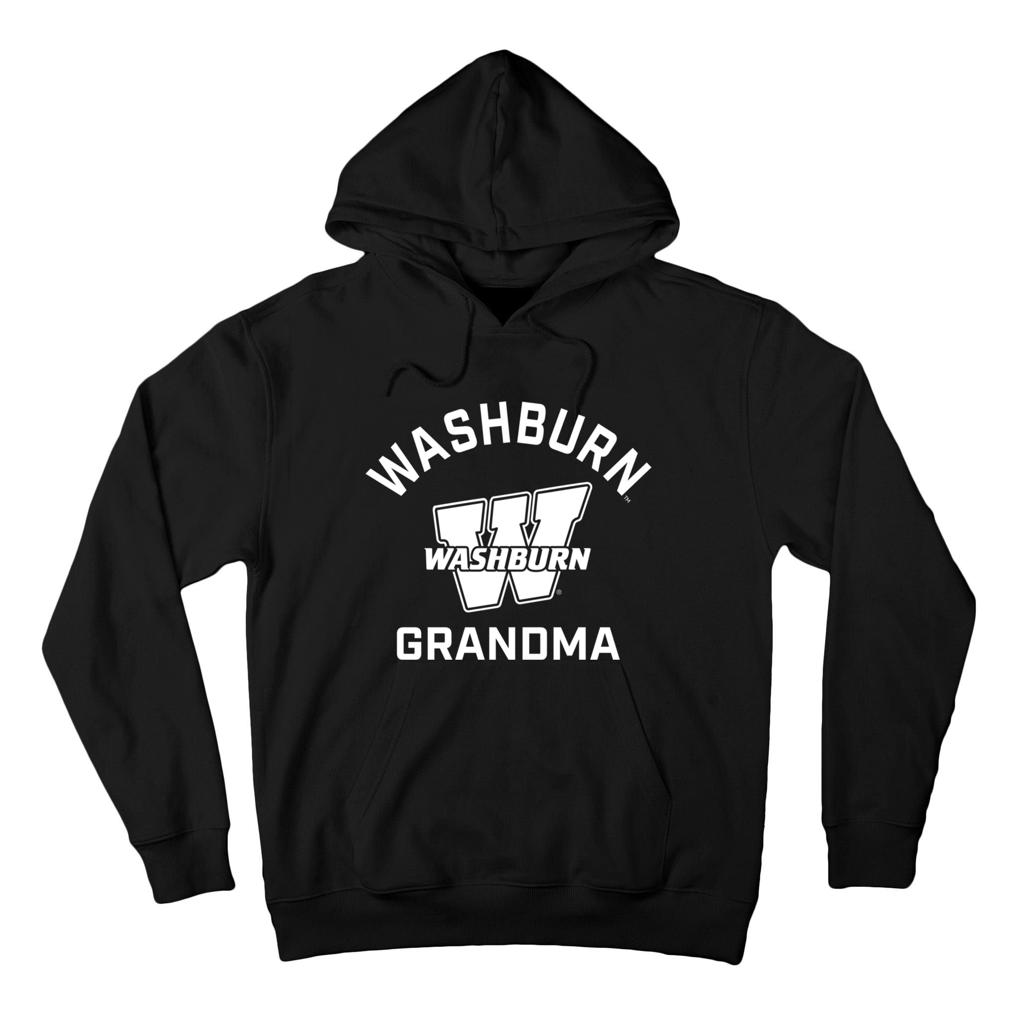 Washburn University Ichabods Arched Grandma Tall Hoodie