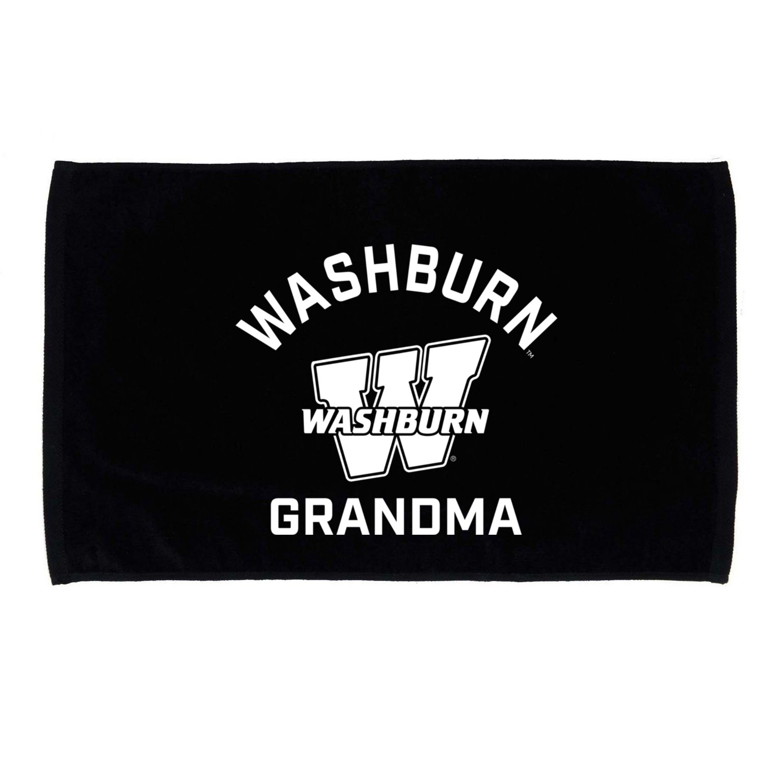 Washburn University Ichabods Arched Grandma Microfiber Hand Towel