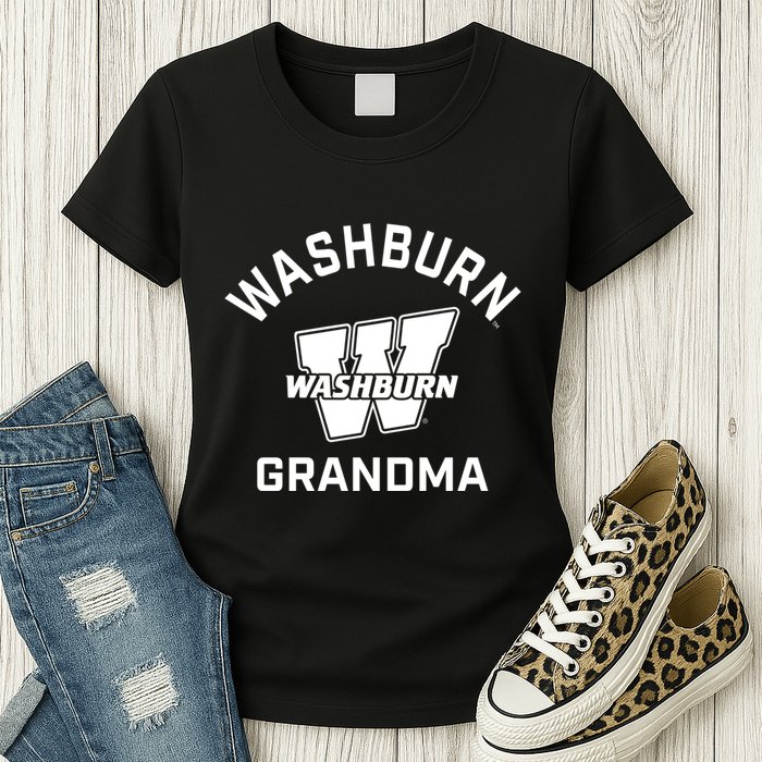 Washburn University Ichabods Arched Grandma Womens T-Shirt