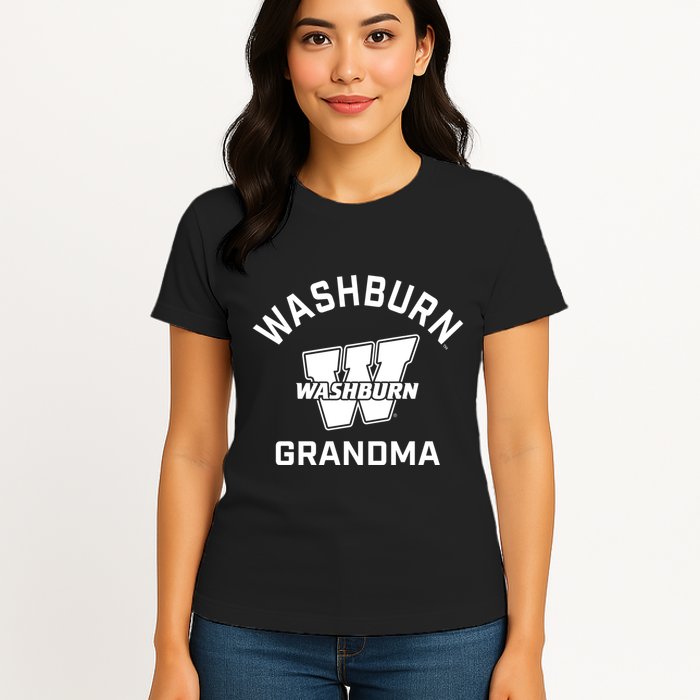 Washburn University Ichabods Arched Grandma Womens T-Shirt