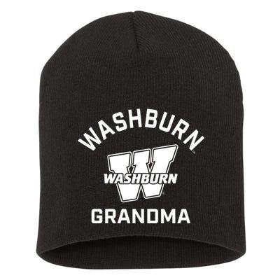 Washburn University Ichabods Arched Grandma Short Acrylic Beanie