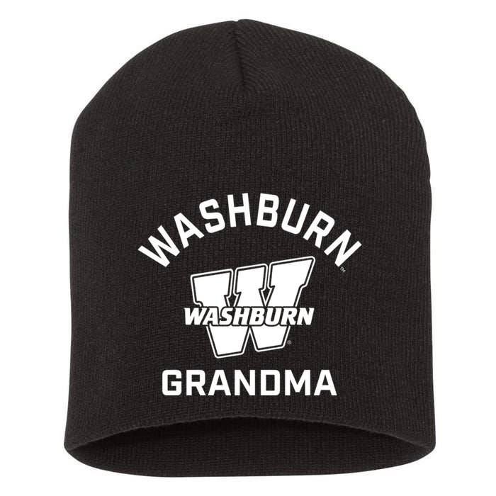 Washburn University Ichabods Arched Grandma Short Acrylic Beanie
