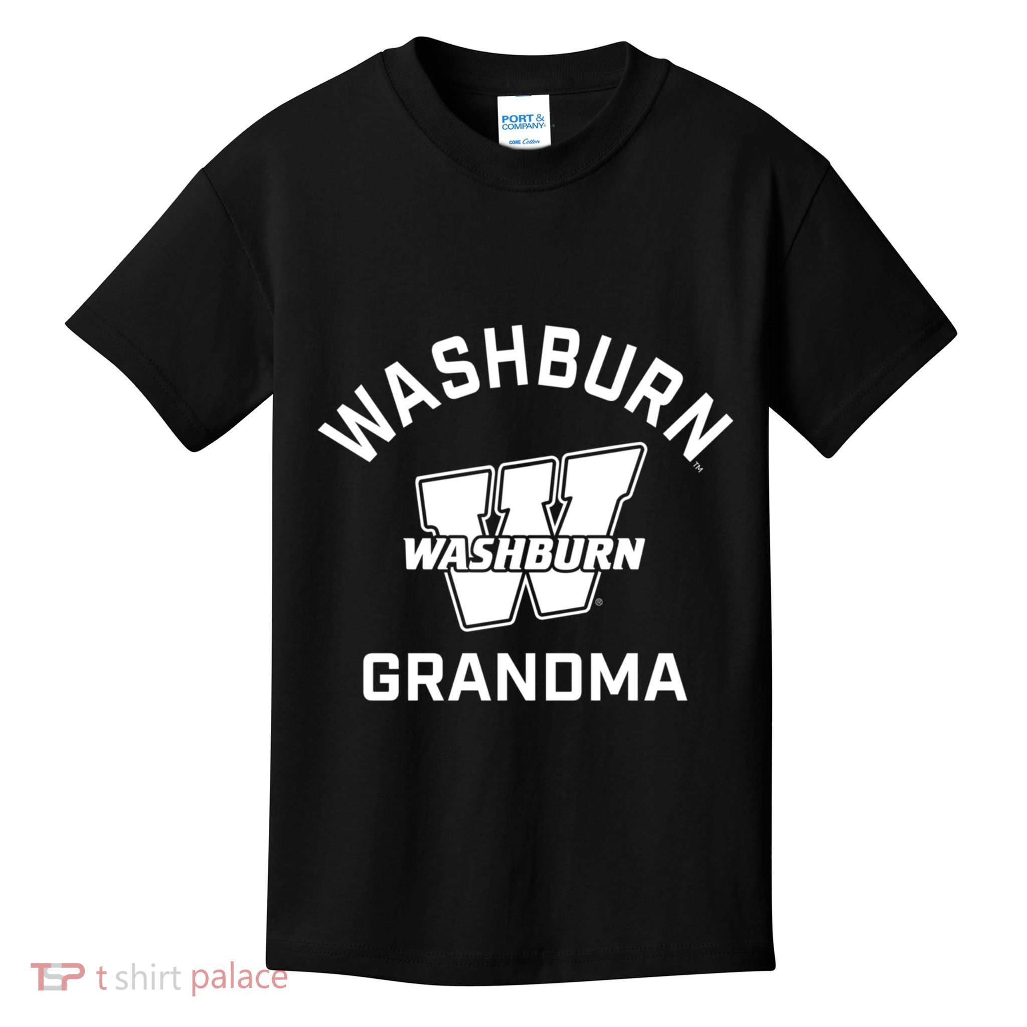 Washburn University Ichabods Arched Grandma Kids T-Shirt