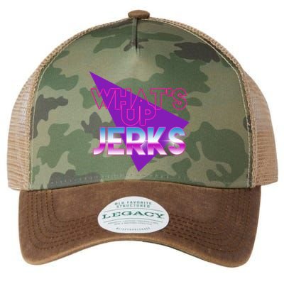 What's Up Jerks Retro Legacy Tie Dye Trucker Hat