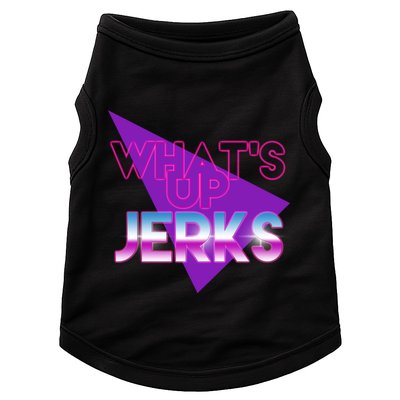 What's Up Jerks Retro Doggie Tank