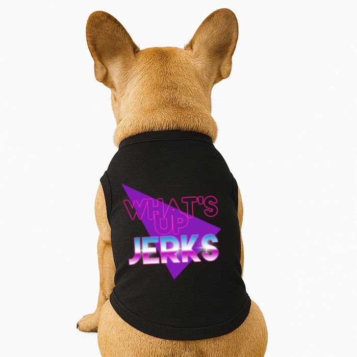 What's Up Jerks Retro Doggie Tank
