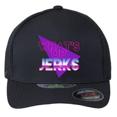 What's Up Jerks Retro Flexfit Unipanel Trucker Cap