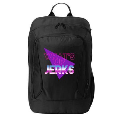 What's Up Jerks Retro City Backpack