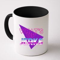 What's Up Jerks Retro Mug