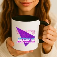 What's Up Jerks Retro Mug