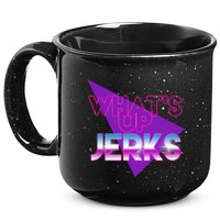 What's Up Jerks Retro 15oz Campfire Ceramic Mug
