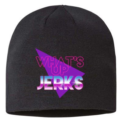What's Up Jerks Retro Sustainable Beanie