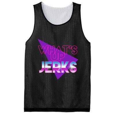 What's Up Jerks Retro Mesh Reversible Basketball Jersey Tank