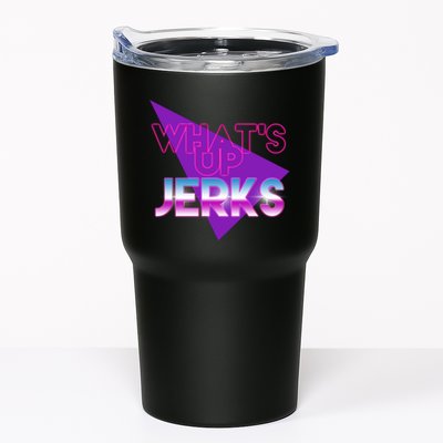 What's Up Jerks Retro Tumbler