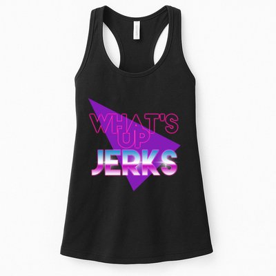 What's Up Jerks Retro Womens Tank Top