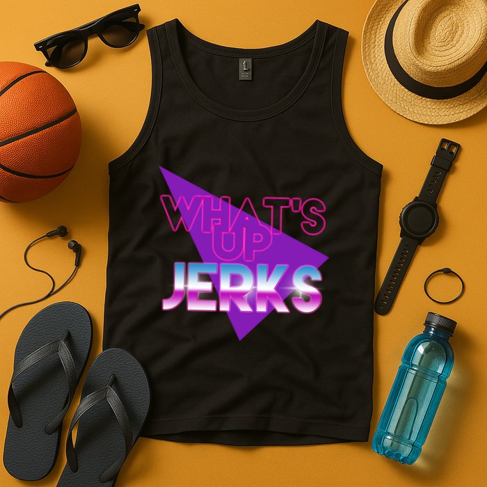 What's Up Jerks Retro Tank Top