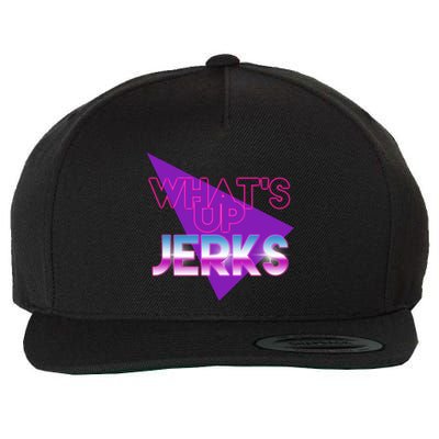 What's Up Jerks Retro Wool Snapback Cap